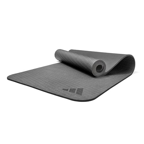 Image of adidas Yoga Mat, Medium-Density Workout Mat, 4mm