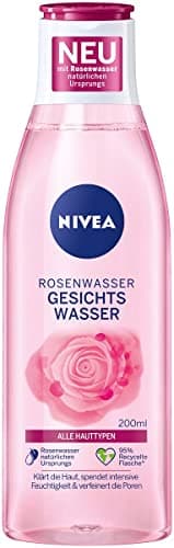 Image of NIVEA Rose Water Facial Toner (200 ml), Refreshing Facial Toner with Rose Water of Natural Origin, Clarifying Face Care for All Skin Types