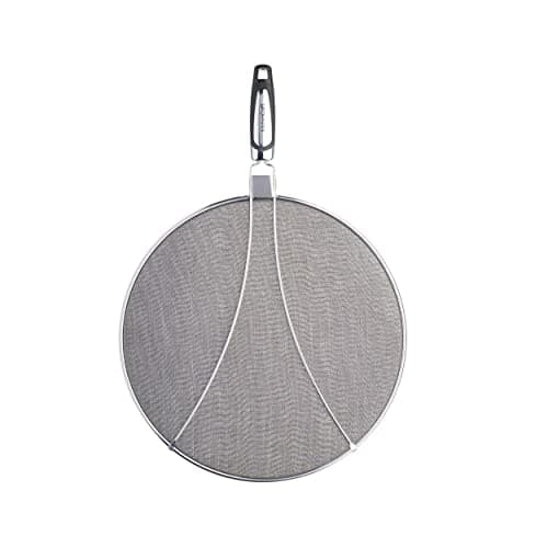 Image of MasterClass Splatter Guard, Stainless Steel, Odour-Resistant, 33 cm (13"), Silver