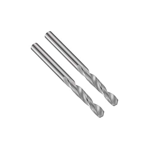Image of sourcing map 3.05mm Solid Carbide Drill Bits Straight Shank Short Twist Drill Bit for Stainless Steel Alloy Hard Steel, Hardened to 50 HRC, 2 Pcs