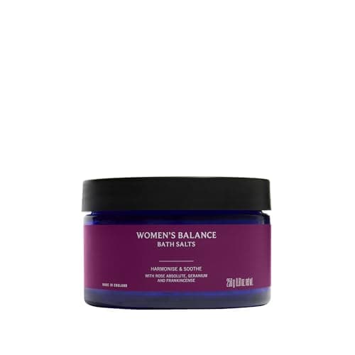 Image of Neal's Yard Remedies Womens Balance Bath Salts, Salt Crystals with Essential Oil Blend for Women, Vegan & Cruelty-Free, 250g