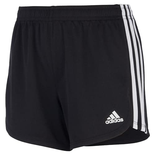 Image of adidas Girls 3-Stripes Mesh Shorts, Adi Black, 14