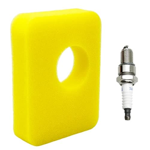 Image of Lawn Mower Air Filters Air Cleaner Foam Filter Replacement Air Filter 799579 Lawn Mower Air Filters and Spark Plug for Briggs Stratton Engine