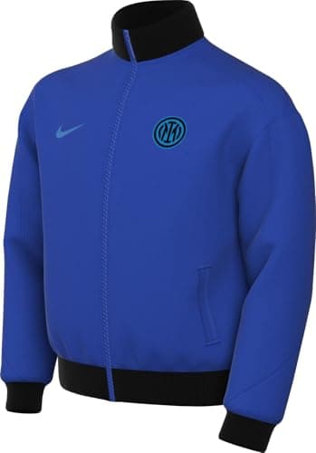 Image of Inter Miland Academy Pro Older Boys Football Anthem Jacket with Nike Dri-FIT Technology HJ6413
