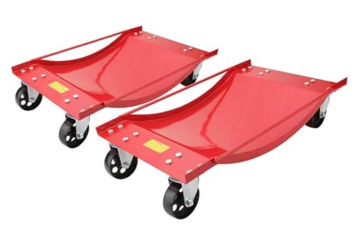 Image of Hilka 82350020 Wheel Dolly Set, Red, 400 Kg