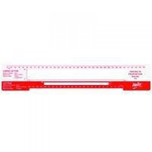 Image of Helix Postal Charge Template - Red/White