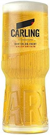 Image of CARLING Personalised Engraved Half Pint Glass with Gift Box - Enter Your Own Custom Text