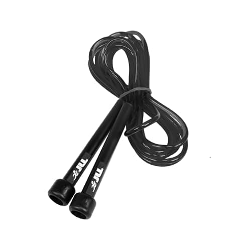 Image of JLL Skipping Rope for Adults & Kids, Adjustable Jump Rope, 3m / 10ft Boxing Speed Rope for Cardio Workout - Black