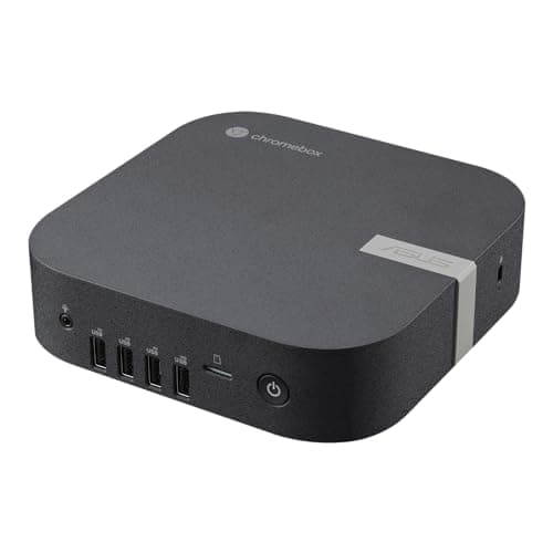 Image of ASUS Chromebox 5a with Intel Celeron 7305 Processor, 8GB DDR4 RAM, 128GB M.2 PCIe G4x4 NVMe SSD, Quad-Display, Wi-Fi 6E and Bluetooth, Gb LAN, USB-C, Chrome OS, VESA Mount