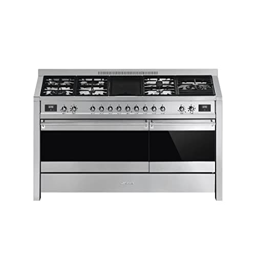 Image of Smeg Opera A5-81 150cm Dual Fuel Range Cooker - Stainless Steel - A/A Rated