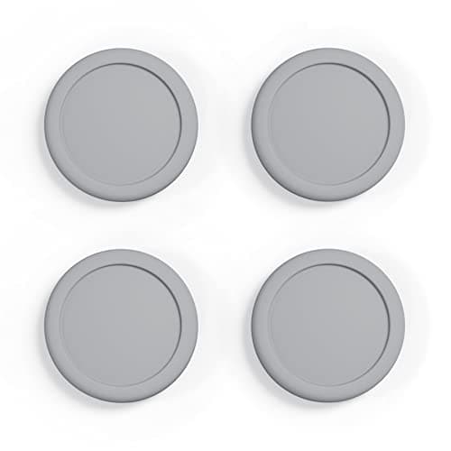 Image of eXtremeRate PlayVital Joystick Caps for Nintendo Switch, Thumb Grip Caps for Nintendo Switch Lite, Thumb Grip Covers Analog Grips Thumbstick Cover for Switch OLED - Fleeting Gray
