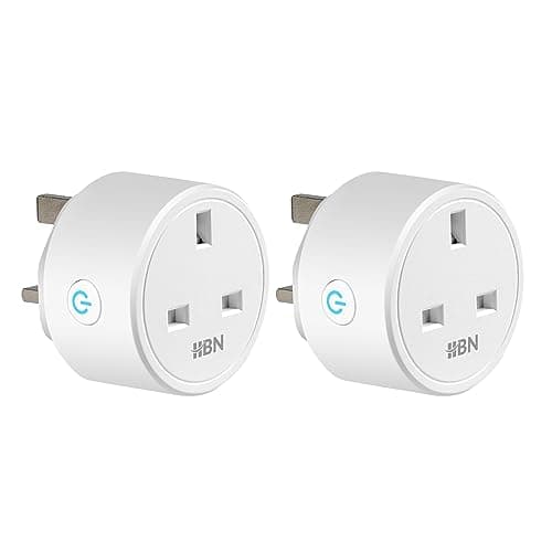 Image of HBN Smart Plug WiFi Socket Work with Alexa Echo and Google Home, Smart Timer Plug, No Hub Required, 2.4Ghz Only (13A/3120W,2 Pack)