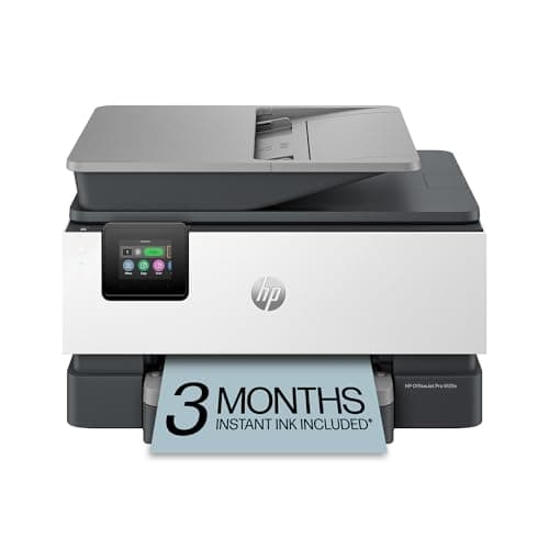 Image of HP OfficeJet Pro 9125e All-in-One Color Printer for Small Medium Business, Printing, Copy, Scan, Fax, Touchscreen; Advanced Smart Scan, 3 Months Ink