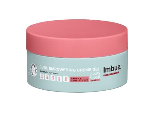 Image of Imbue Curl Empowering Hair Crème Gel 100 ML -Curly Girl Movement Vegan Paraben Free, White