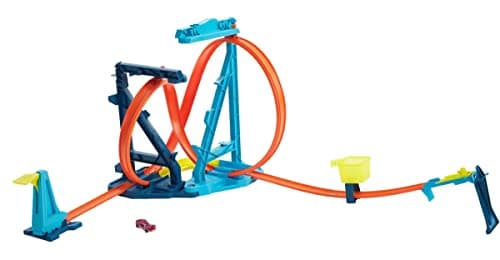 Image of Hot Wheels HBY98​ Track Builder Unlimited Infinity Loop Kit with Adjustable Set-Ups & Jump that Flips Cars into Catch Cup for Kids 6 to 12 Years Old with One 1:64, Multicolor, 51.0 cm*145.0 cm*56.0 cm