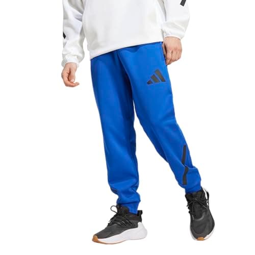 Image of adidas Mens Z.N.E. Premium Pants Casual - Blue, Team Royal Blue, Small