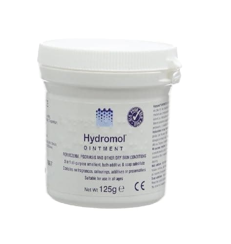 Image of Hydromol Ointment for Dry, Very Dry & Itchy Skin - Intensive Emollient for Eczema, Dermatitis & Psoriasis-Prone Skin - Helps Reduce Eczema Flare-Ups - 125g Tub