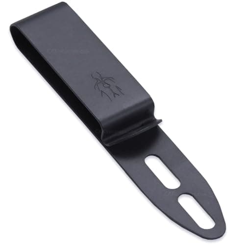 Image of DCC 1 Series Metal Belt Clip - (Universal Model) - (Fits Up to 1.75 Inch Belts) - (Gray) - USA Made - Spring Steel Clip with Height Adjustable Slots - Corrosion Resistant Finish