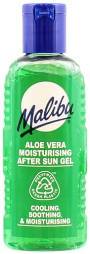 Image of Malibu Sun After Sun Care, Cooling and Soothing Moisturising Gel, Aloe Vera, 100ml