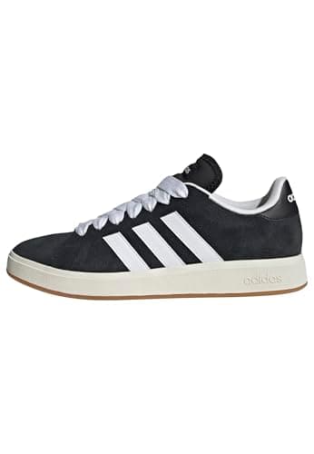 Image of adidas Men's Grand Court Base 00s Shoes, Core Black/Cloud White/Gum, 9 UK