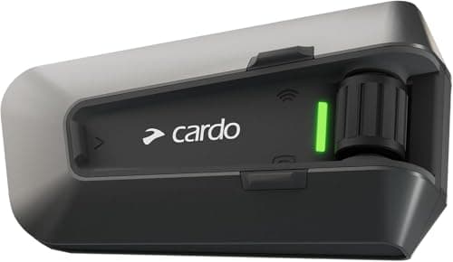 Image of Cardo PT200001 Packtalk Edge Motorcycle Bluetooth Communication System Headset Intercom - Single Pack, Black & ACCESSORY - PACKTALK EDGE 2ND HELMET (JBL) KIT