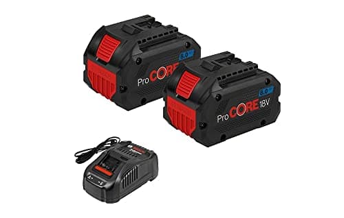 Image of Bosch Professional 18V System battery starter-set (2x batteries ProCORE18V 8.0Ah + fast charger GAL 1880 CV)