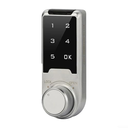 Image of Zinc Alloy Smart Keypad Digital Combination Lock for Cabinet Doors, Drawers & Mailboxes with Wrong Code Alarm and Low Battery Indicator, Versatile Security Solution for Gym Lockers and Saunas(30mm)