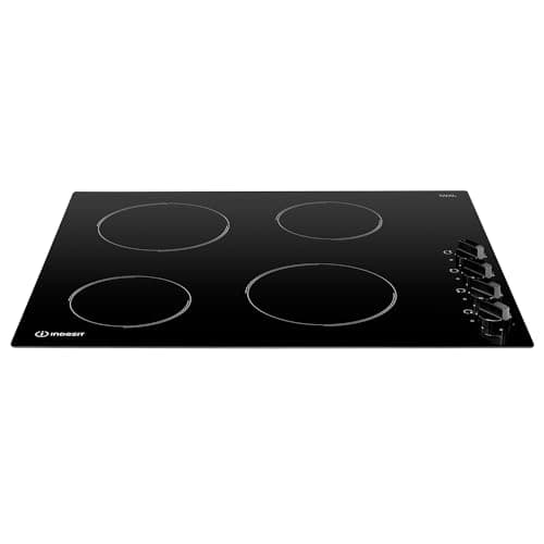 Image of Indesit Built In RI860C 58cm 4 Zone Ceramic Hob - Black