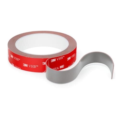 Image of Dpm tapes 3M VHB Universal Double Sided Acrylic Foam Tape Waterproof High Temperature Outdoor Indoor Decoration LED Strip Car Home Office (19 mm x 3 m)
