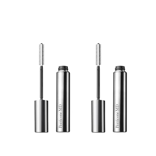 Image of Perricone MD No Makeup Mascara Duo | 2-in-1 Lash Treatment Mascara | Lifted, Thicker, Fuller Lashes | Biotin, Avocado Oil | Vegan & Cruelty-Free | 8g x2