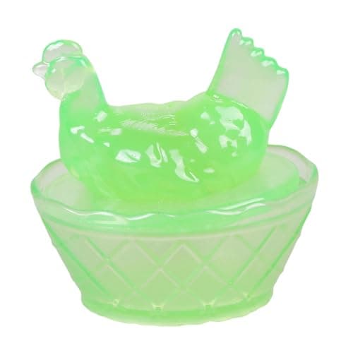 Image of Shurhome Hen on Nest Resin Candy Jar with Lid Dishes Decorative Candys Jars Snacks Bowl Table Decorations for Home Hen