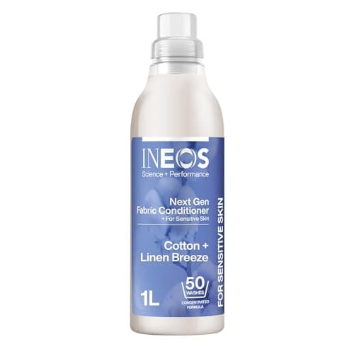 Image of INEOS Next- Gen Long Lasting Fabric Conditioner Cotton + Linen Breeze (50 Washes), Plant Powered, Odour Removal, Softens + Protects