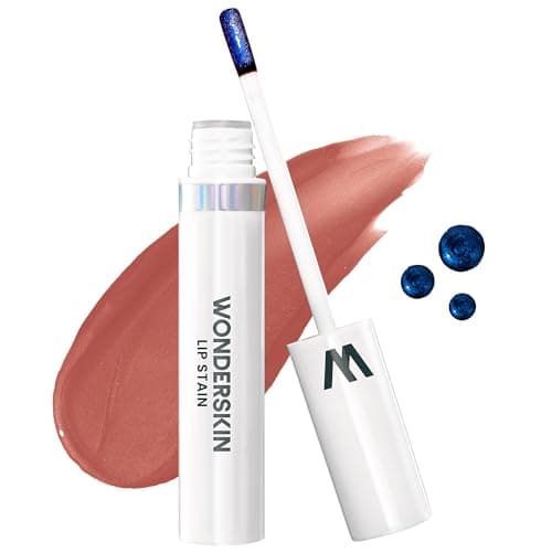 Image of Wonderskin Wonder Blading Lip Stain Peel Off Masque - Long Lasting Nude Lip Tint, Waterproof & Transfer Proof, Matte Finish, Peel Off Makeup (Lovely Masque)