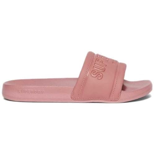 Image of Superdry Women's City Luxe Pool Slide Sandal, Pink, 7 UK