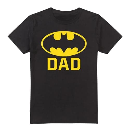 Image of Cotton Soul DC Comics Batman Bat Dad Unisex T Shirt, Black, XX-Large