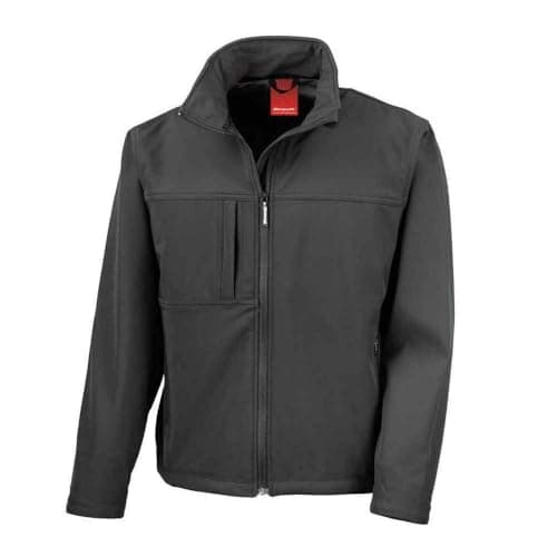 Image of Result R121A Classic Soft Shell Jacket - Black, X-Large
