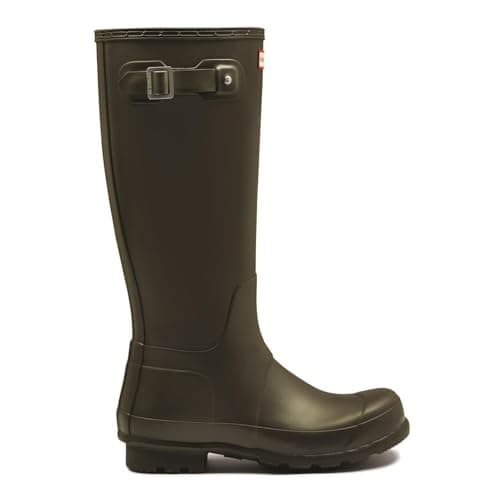Image of Hunter Mens Tall Wellies Wellington Dark Olive DOV 11 UK