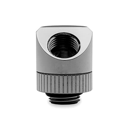 Image of EK-Quantum Torque 45 Degree Angled Rotary Fitting - Black Nickel