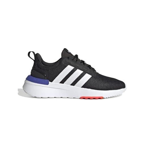 Image of adidas Racer TR21 Running Shoe, Black/White/Sonic Ink, 7 US Unisex Big Kid