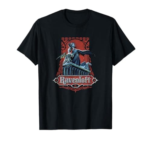 Image of Dungeons & Dragons 50th Anniversary Ravenloft Vintage Card T-Shirt
