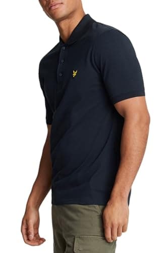 Image of Lyle & Scott SS Polo Shirts Plain Polo Shirt Z271 Dark Navy, XL