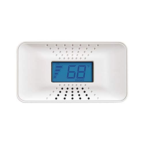 Image of FIRST ALERT CO710 Carbon Monoxide Alarm with 10-Year Battery and Digital Temperature Display, 120 V, White, Pack of 1
