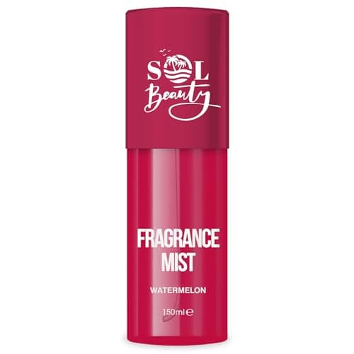 Image of Sol Beauty Body Spray Watermelon Fragrance, Vegan Friendly Body Mist Helps Skin Stay Hydrated and Refreshed, All Over Body Fragrance Mist 150ml
