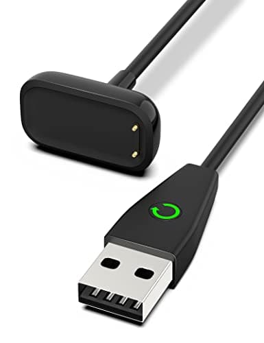 Image of Bicmice Charger Replacement Fitbit Charge 5/Charge 6 & Fitbit Luxe Charging Cable with Restart Button