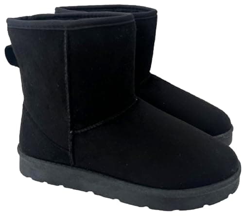 Image of sole london LADIES FLAT WARM WOMENS WINTER FAUX FUR LINED ANKLE SHOES BOOTS