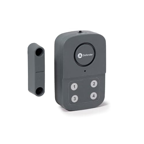 Image of Defender Dual Activation Shed & Garage Alarm - Battery Powered Intruder Alarm - Wall Mounted Wireless Device - Ultra Loud 130dB Siren - Police Accredited
