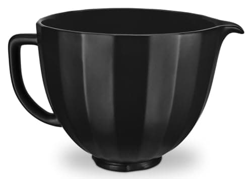 Image of KitchenAid 5 Quart KSM2CB5PBS Ceramic Bowl, Black Shell
