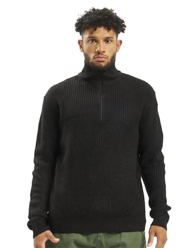 Image of Brandit Marine Pullover Troyer, color: black, size: M48-50