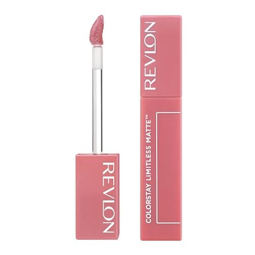 Image of Revlon ColorStay Limitless Matte Liquid Lipstick, Liquid Matte Lipstick, Enriched with Triple Hyaluronic Acid, 100% Vegan Formula, Ultra Long-Lasting, 005 Strut