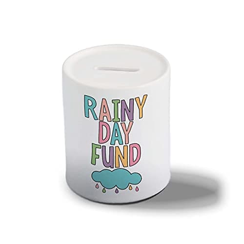 Image of Father Fox - Rainy Day Fund - Money Box Gift, Piggy Bank, Ceramic